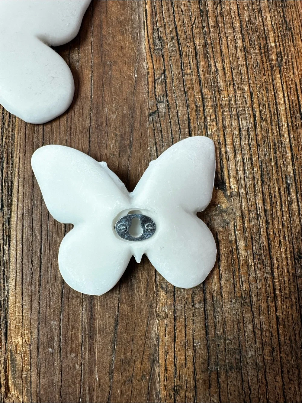 White Decorative Butterfly Wall Accents - Set of 3